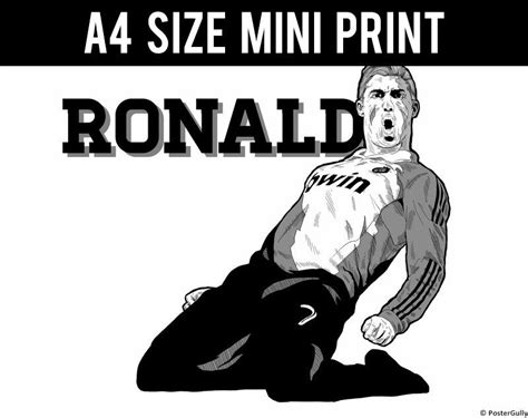 Buy Wall & Desk Art Prints For Home Decor India | Cristiano Ronaldo ...