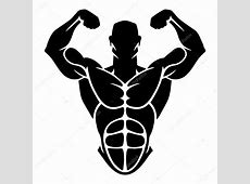 Bodybuilder logo | Bodybuilder Logo Template Vector Object 