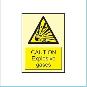 RJ Acrylic Board with UV Printed:Caution Explosive Glass Safety ...