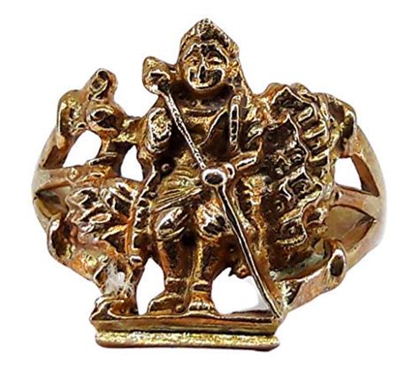 Buy Shruthi Traders Panchaloham/Panchadhatu Ring of Murugan (13) at ...