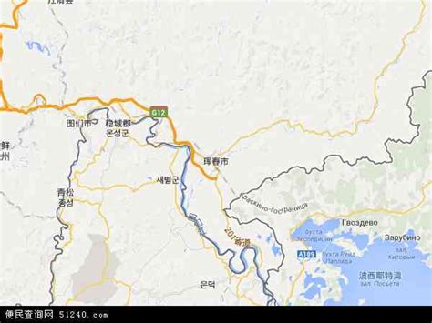 珲春市地图 - 珲春市卫星地图 - 珲春市高清航拍地图 - 便民查询网地图