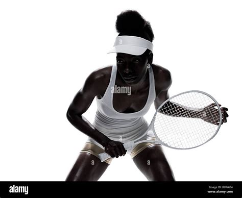 Black female tennis player hi-res stock photography and images - Alamy