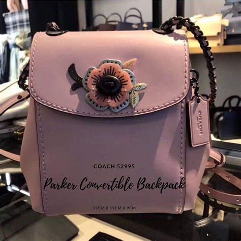 COACH 52995 Parker Backpack, Women's Fashion, Bags & Wallets, Purses ...