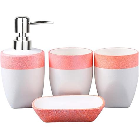 Rainlex Multiple colors Ceramic Bath accessory set in the Bathroom ...