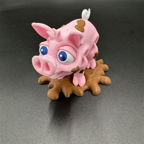 3D Printed Pig in Slop – The Creation Circus