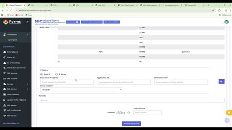 Manual for VPN Add/Modify Form from https://eforms.nic.in