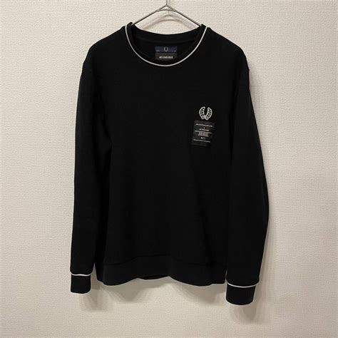 【目立った傷や汚れなし】FRED PERRY × ART COMES FIRST スウェット ニット 38 フレッドペリー 検)raf ...