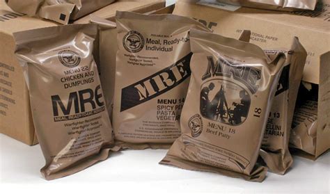 Buy Meals Ready to Eat Surplus (Pack of 4) - MRE Emergency Food Rations ...