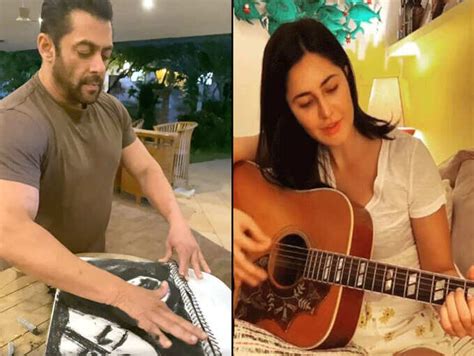 Salman Khan sketching to Katrina Kaif playing the guitar: Bollywood ...