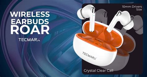 TecMarx Roar Bluetooth Earbuds | 30 Hr Playtime – TECMARX
