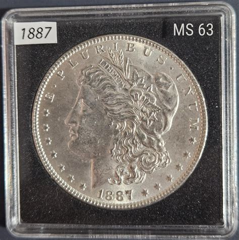 1887 Morgan Silver Dollar MS63 Condition - For Sale, Buy Now Online ...