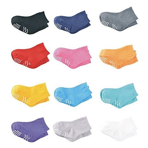 Buy The Best Anti Slip Ankle Socks for Infants and Toddlers (12 Pairs ...