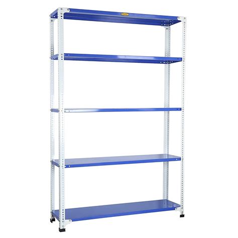 Mil-Nil Prime CRC Sheet 5 Shelf Multipurpose Slotted Angle Rack, 72 x ...