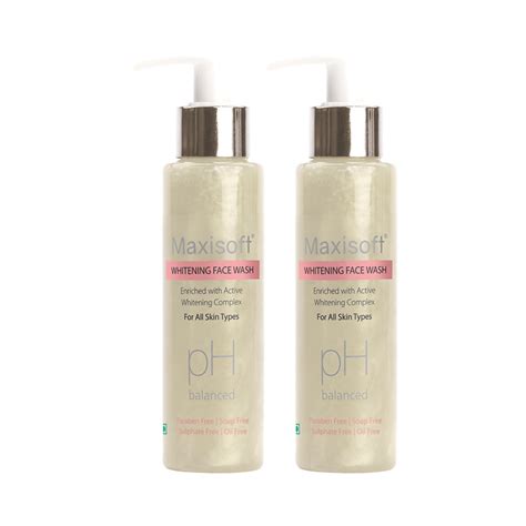 Maxisoft Whitening Face Wash (100 ml Each) | 30 Minutes 24/7 Delivery