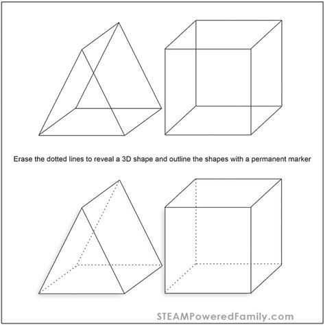How to Draw 3D Images - STEAM Art Tutorial