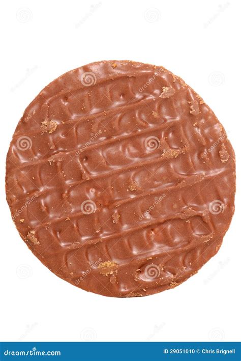 Chocolate Digestive Biscuit Stock Photo - Image of snack, studio: 29051010