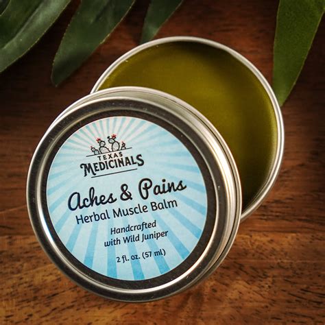 Aches & Pains Muscle Balm – Texas Medicinals