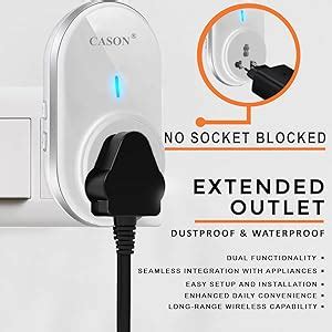 CASON -2 Receivers Self-Powered Battery Free Wireless Door Bell for ...