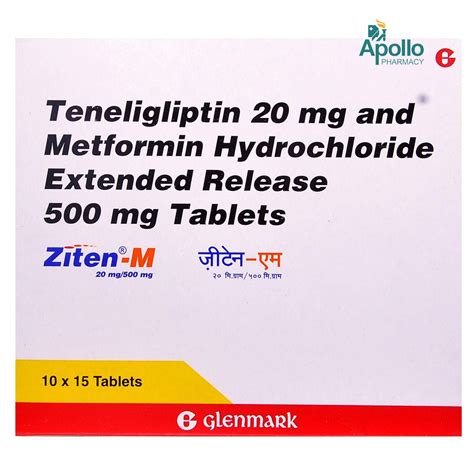 Ziten-M 20 mg/500 mg Tablet 15's Price, Uses, Side Effects, Composition ...
