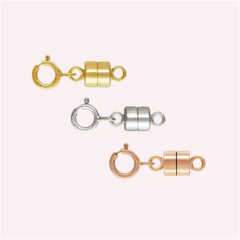 Magnetic Necklace Clasp: Gold Filled or Sterling Silver Jewelry ...