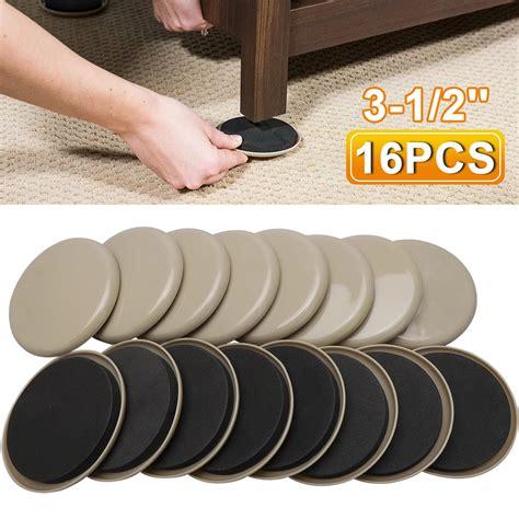 Super Sliders 16 Piece Furniture Slider Multi Pack for All Floor Types ...