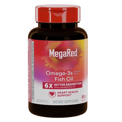 MegaRed Advanced 6X Better absorption 800mg Omega 3 Fish Oil – Schiff ...