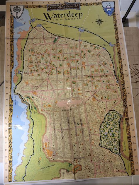Waterdeep Printable Map
