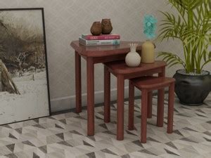 Wood Mania Solid Wood Nesting Table Price in India - Buy Wood Mania ...