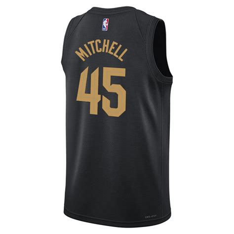Donovan Mitchell Black Statement Swingman Jersey | Cavs Center Court