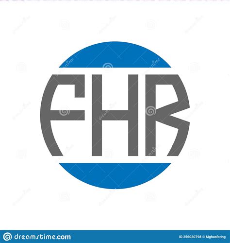 FHR Letter Logo Design on White Background. FHR Creative Initials ...