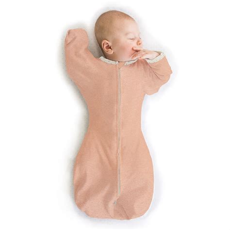 SwaddleDesigns Transitional Swaddle Sack With Arms Up Half-Length Sleeves and Mitten Cuffs ...