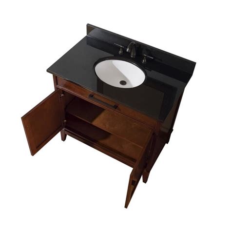 Avanity Madison 37-in Tobacco Undermount Single Sink Bathroom Vanity ...