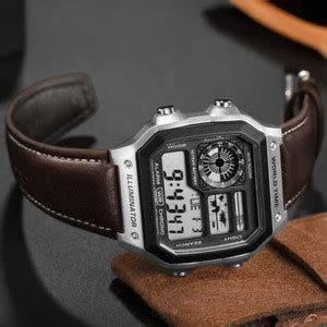 Forum Trendy Small Square Dial Unisex Multifunction Sports Digital ...