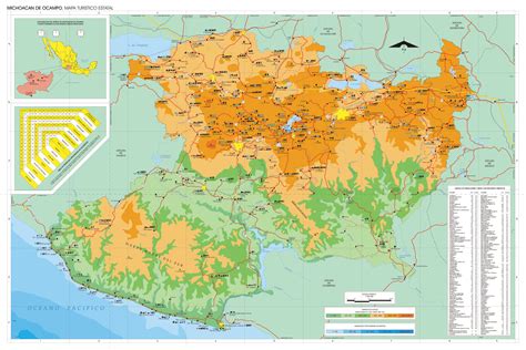 Map Of Michoacan Mexico