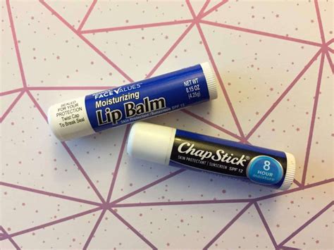 Save or Splurge? ChapStick Lip Moisturizer SPF 12 vs. Harmon Face Values Lip Balm SPF 15