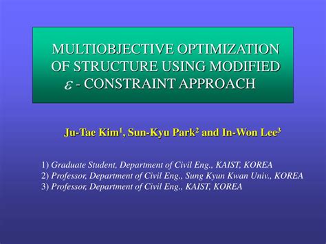 Image result for Properties of Constraint Method in Multi Objective Optimization