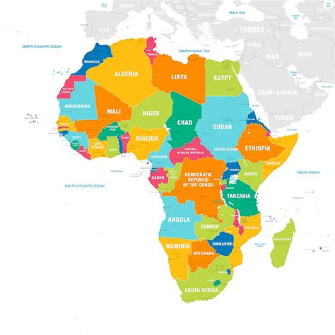 South Africa stereotype map - Vivid Maps