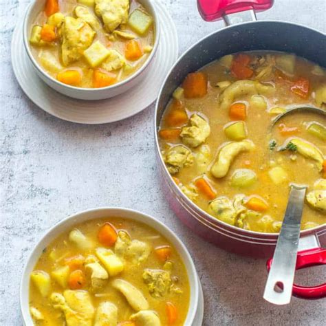 Jamaican Chicken Soup With Dumplings