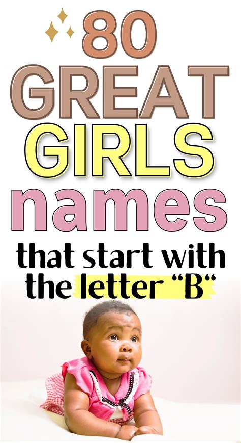 [GREAT LIST] 40 Beautiful Girl Names that Start with B | Baby Names ...