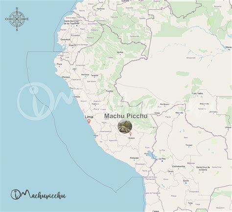 Maps of Machu Picchu: location, routes and more