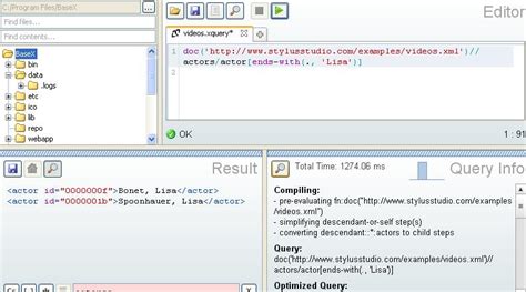 XQuery Examples 的图像结果