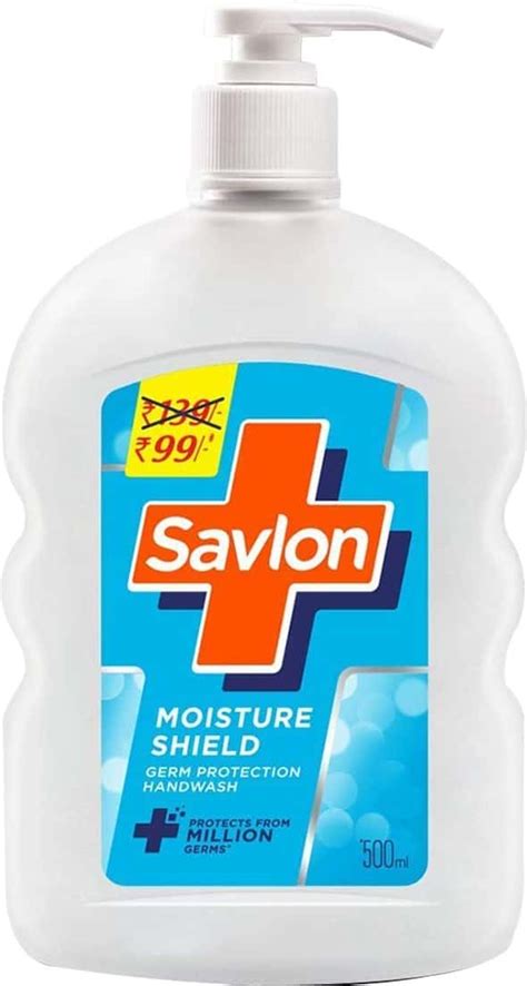 Buy SAVLON MOISTURE SHIELD GERM PROTECTION LIQUID HANDWASH 200ML PUMP ...