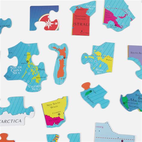 GeoPuzzle Australia and Oceania, 63 Piece Geography Jigsaw Puzzle ... - Worksheets Library