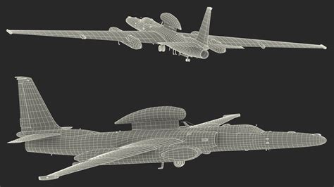 3D Grey Reconnaissance Aircraft Simple Interior Rigged | 3D Molier ...