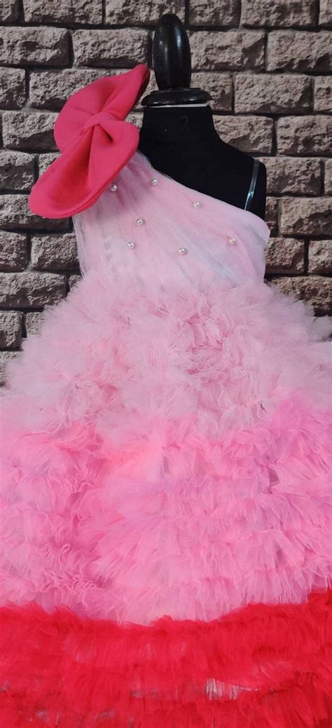 Shades of Pink Ruffled Dress – ForeverKidz