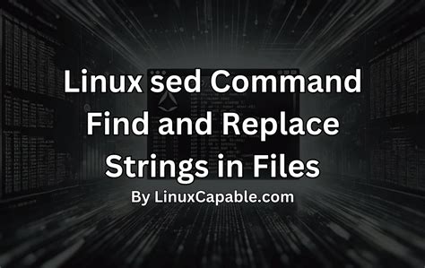 Image result for Sed Linux Command