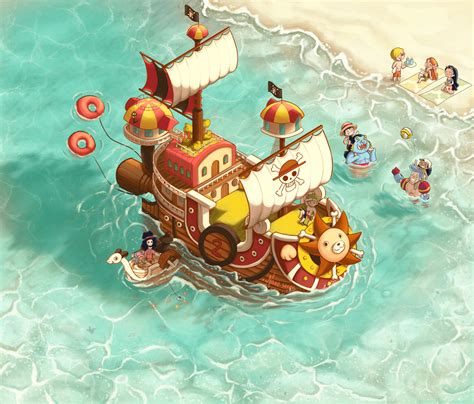 Thousand Sunny Adventure - One Piece HD Wallpaper by Nako Senna
