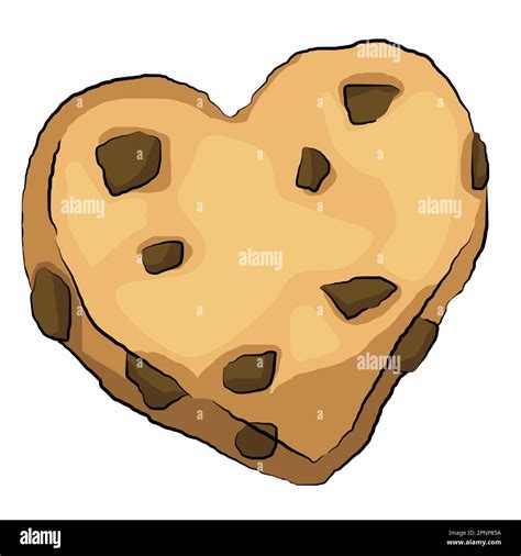 Chocolate Chip Cookie Drawing Chocolate Chip Cookie Drawing | Outline