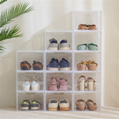 Buy Helios Ethan Stackable Shoe Box - L from Helios by Home Centre at ...