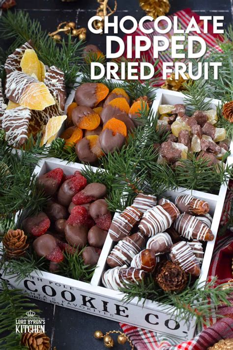 Chocolate Dipped Dried Fruit - Lord Byron's Kitchen